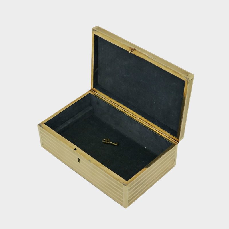 velvet-lined interior of jewelry box
